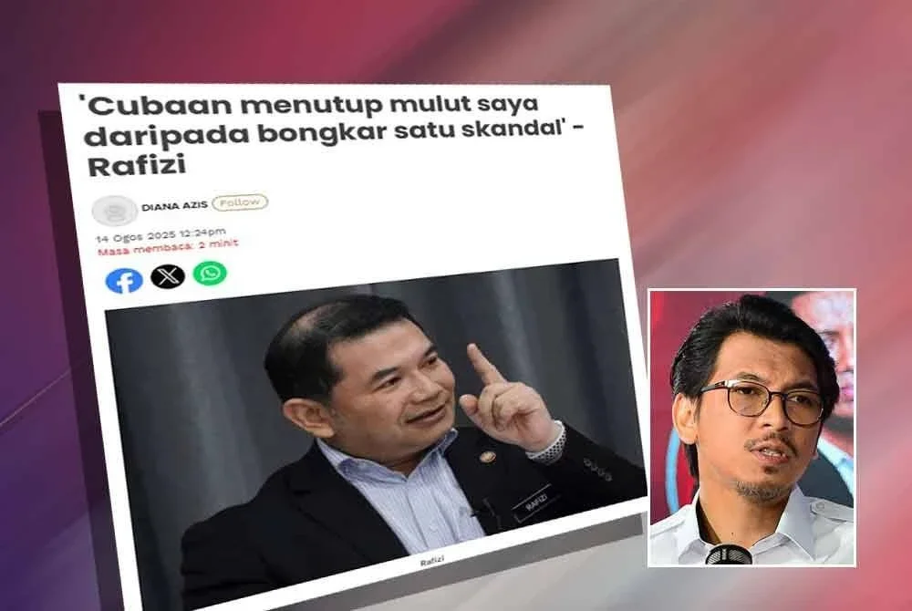 Laporan Sinar Harian pada 14 Ogos lalu. Gambar kecil: Muhammad Kamil