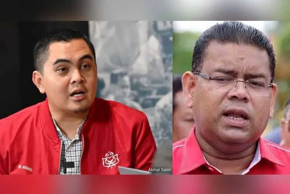 Akmal Saleh (kiri), Lokman Adam