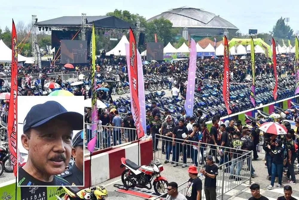 Empat kes kematian direkodkan akibat kemalangan melibatkan peserta Himpunan RXZ Members 7.0 yang dalam perjalanan ke acara tersebut di Litar Permotoran Kompleks Sukan Negeri, Gong Badak di sini. Gambar kecil: Mohd Yusri