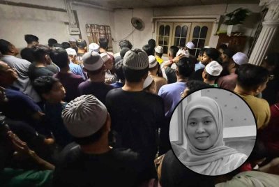 Jenazah Allahyarham Roslinawati disempurnakan di kediaman keluarganya di Felda Tementi, Bera.