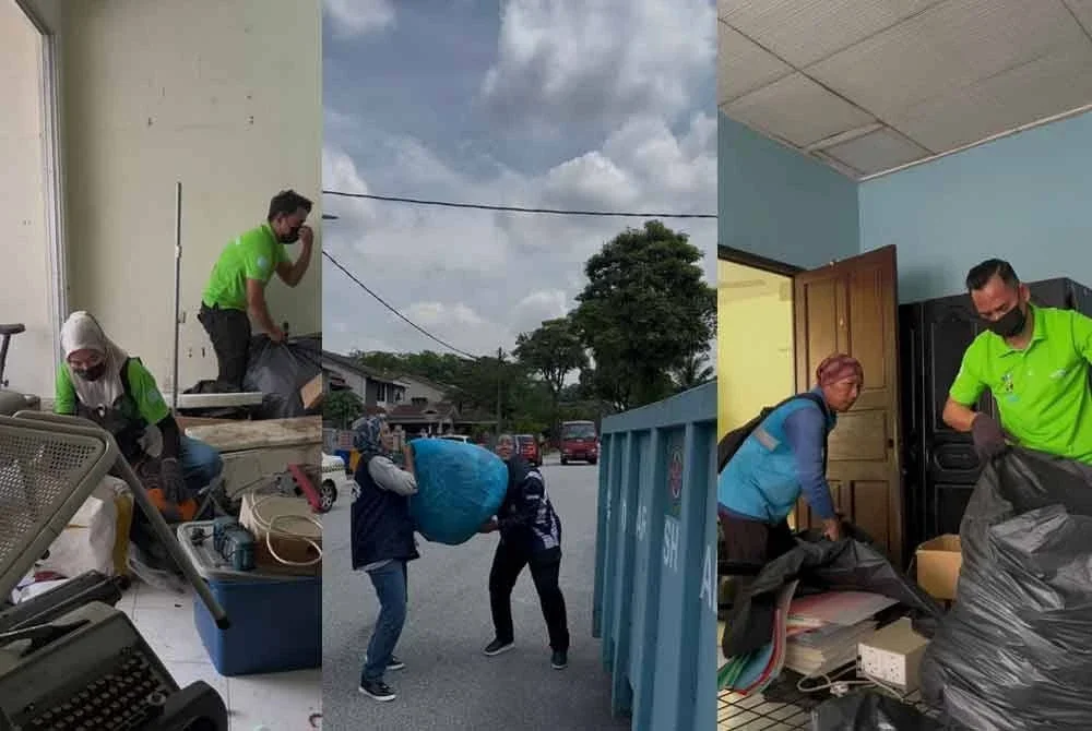 Kerja-kerja pembersihan dilakukan sejak Mei di beberapa kawasan. - Foto Nuradzlinn