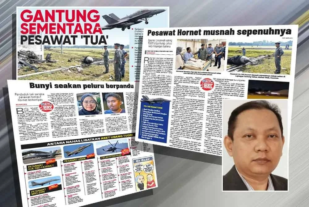 Laporan Sinar Harian pada Sabtu. Gambar kecil: Zaki