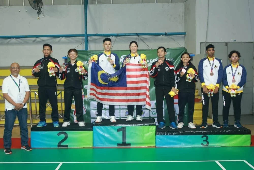 Edmund Teo-Wei Ying menghadiahkan emas ke-16 kontinjen negara di Sukan SEA Pekak 2025 Jakarta.