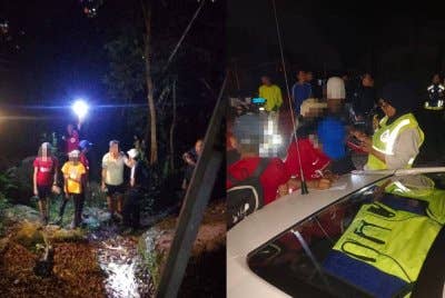 Empat sekeluarga dilaporkan sesat ketika mendaki di Berapit Hiking Trail, Bukit Mertajam pada malam Sabtu.