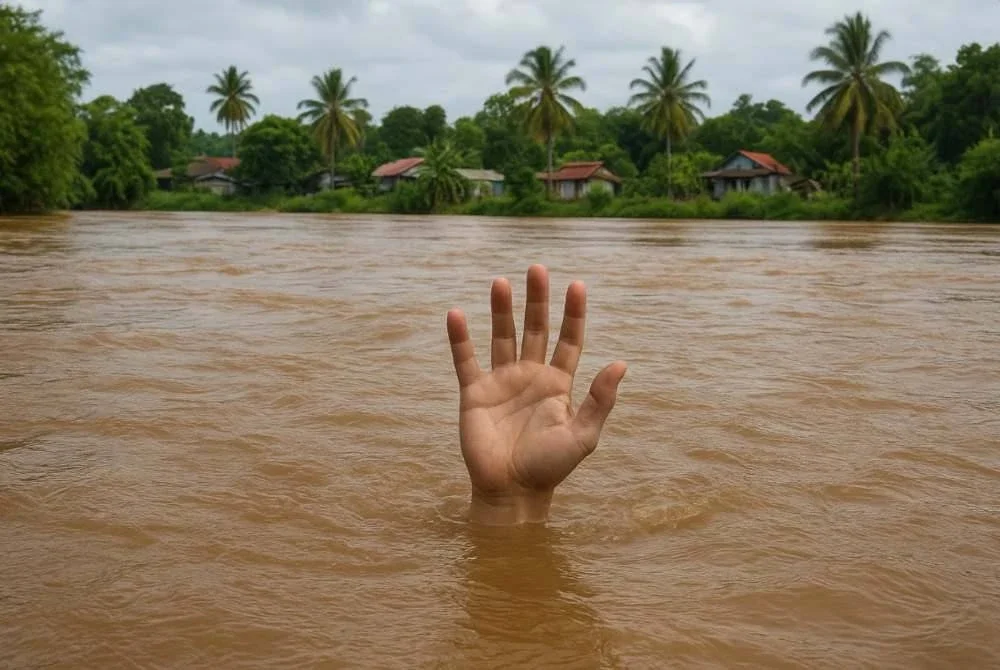 Seorang pendawai elektrik dikhuatiri lemas di sungai kira-kira 500 meter dari kediamannya di Kampung Sat, pada Isnin. Foto hiasan