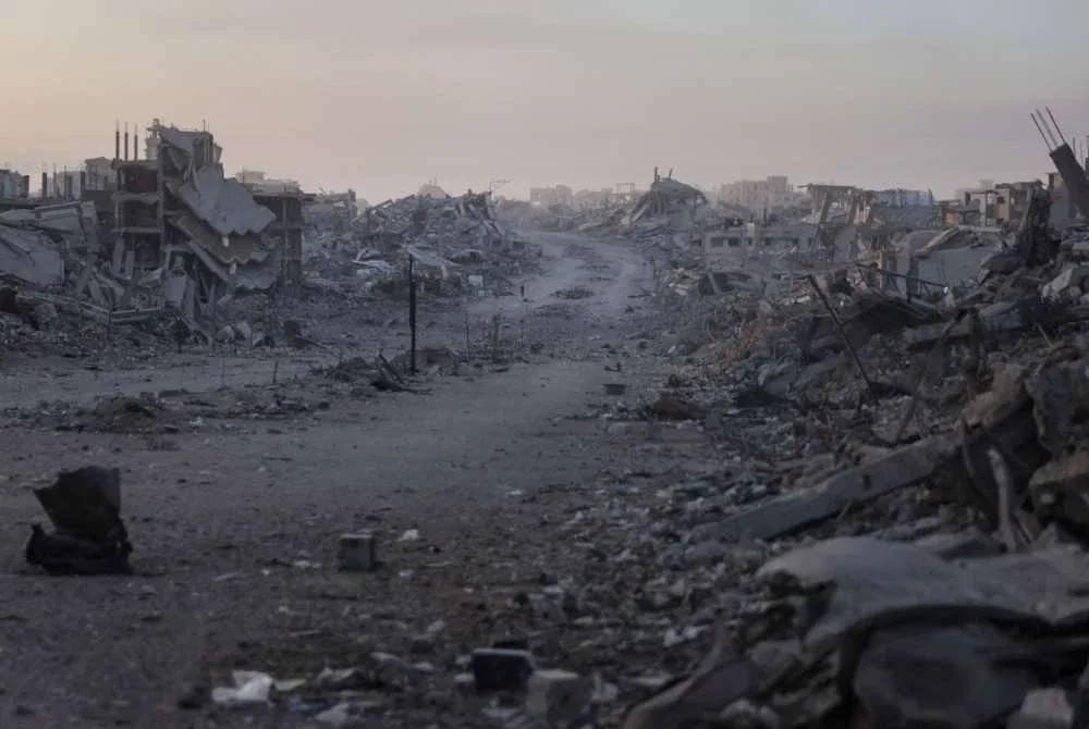 Kebinasaan akibat perang genosid berlarutan selama lebih 22 bulan di Gaza. Foto AFP 