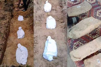 Proses kebumi semula jasad yang telah dialihkan ke lokasi baharu.