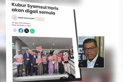 Laporan Sinar Harian pada Selasa. Foto kecil: Saifuddin Nasution. FOTO - SINAR HARIAN / MOHD HALIM ABDUL WAHID