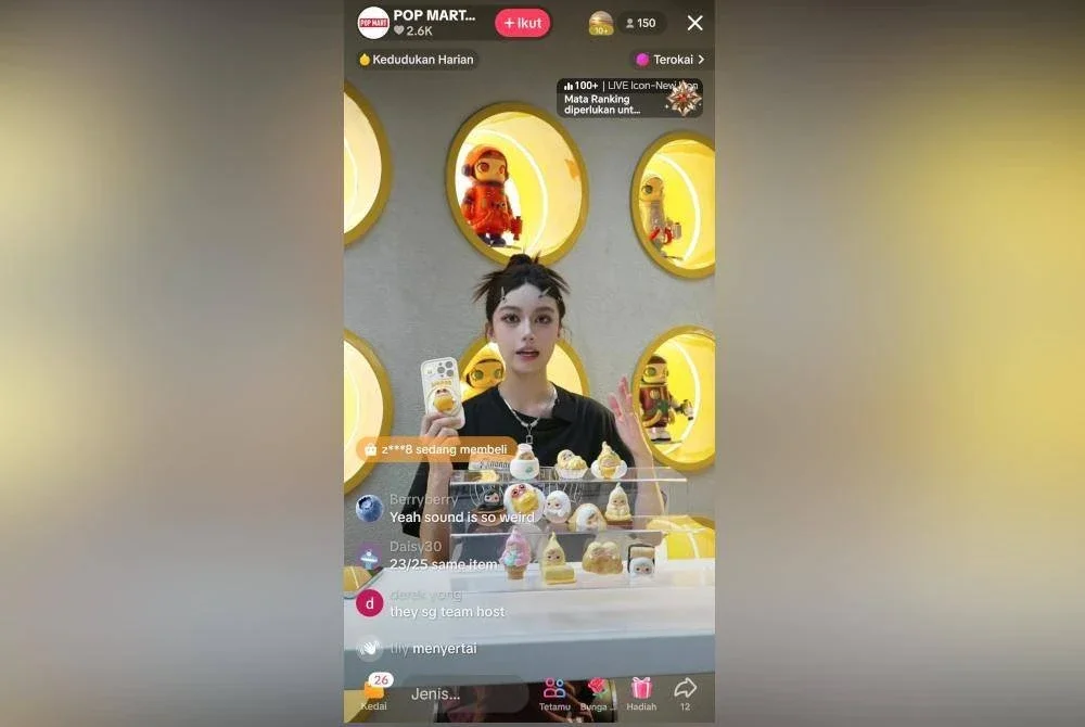 Modus operandi penjual berkenaan adalah dengan menyiarkan rakaman video lebih awal dan berpura-pura seolah-olah sedang berinteraksi dengan pembeli.