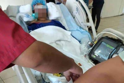 Ahmad Irfan kini berada dalam keadaan kritikal dan dirawat di hospital di bawah pemantauan rapi pakar perubatan.