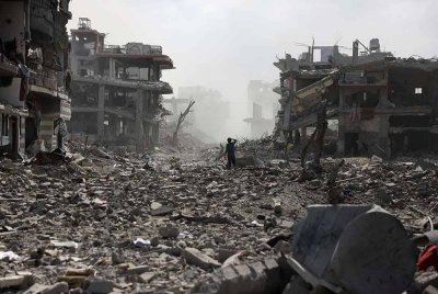 Malaysia menggesa masyarakat antarabangsa, khususnya Majlis Keselamatan Pertubuhan Bangsa-Bangsa Bersatu (UNSC), bertindak segera dan tegas untuk menghentikan kekejaman berterusan Israel. Foto AFP