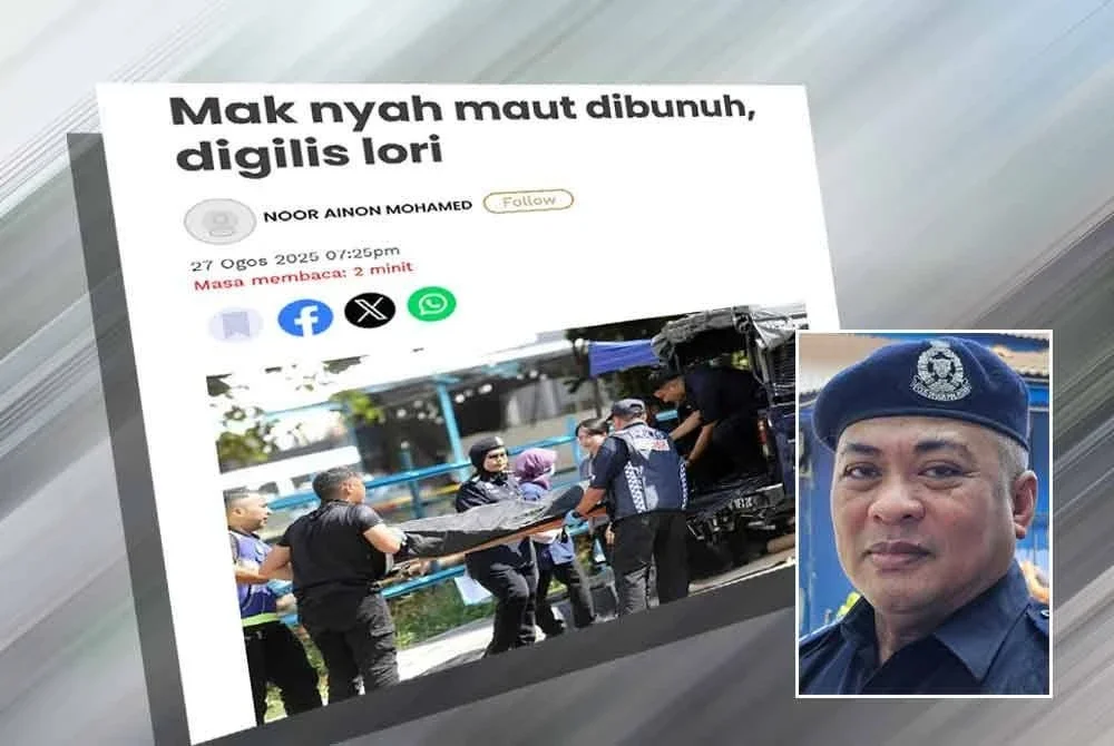 Laporan Sinar Harian pada Rabu. Gambar kecil: Abang Zainal Abidin