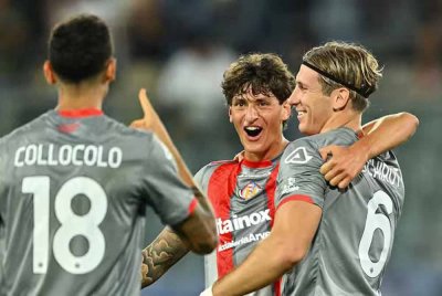 Romano Mussolini tampil cemerlang pada penampilan sulungnya di Serie A apabila membantu Cremonese menewaskan Sassuolo 3-2.