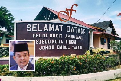 Inisiatif tersebut bertujuan memastikan kelestarian penempatan Felda di Johor. Foto kecil: Zahari