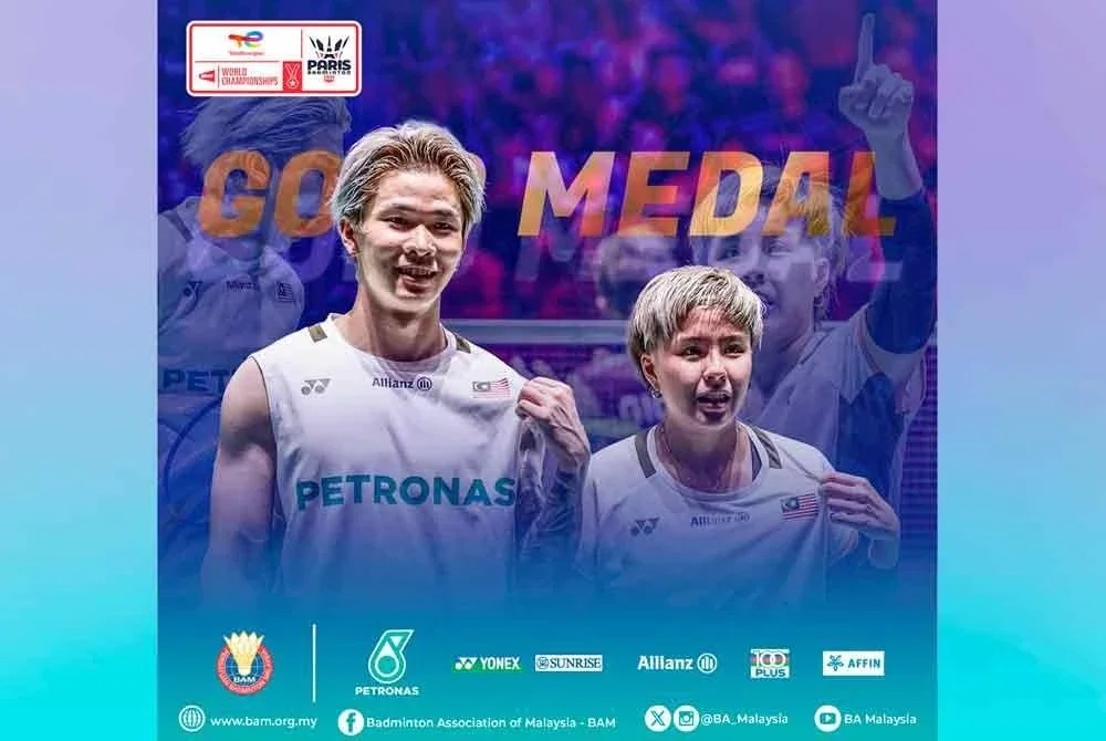 Tang Jie-Ee Wei hadiahkan Kejohanan Dunia buat Malaysia.