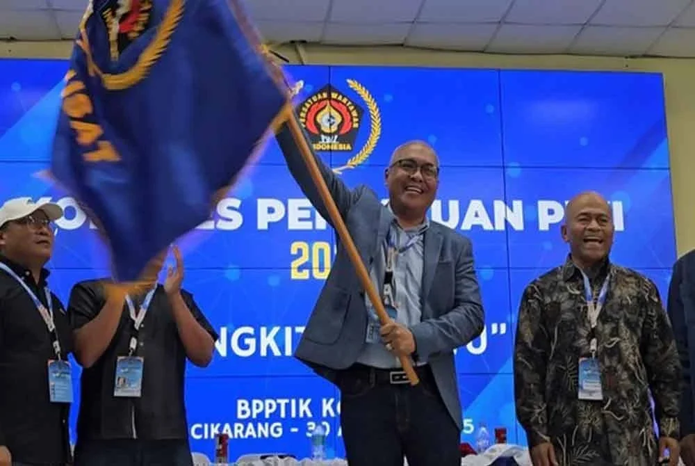 Akhmad ketika diumumkan sebagai Ketua Umum PWI Pusat bagi sesi 2025–2030. Kredit/ DetikNews.