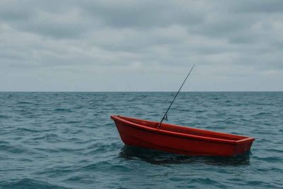 Mangsa dikhuatiri lemas selepas keluar memancing di laut. - Foto hiasan dijana AI.