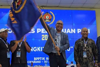 Akhmad ketika diumumkan sebagai Ketua Umum PWI Pusat bagi sesi 2025–2030. Kredit/ DetikNews.