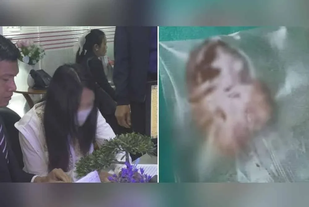 Mangsa (gambar kiri) membuat permohonan pampasan selepas kain kasa dijumpai dalam rahimnya akibat kecuaian doktor. Foto Agensi