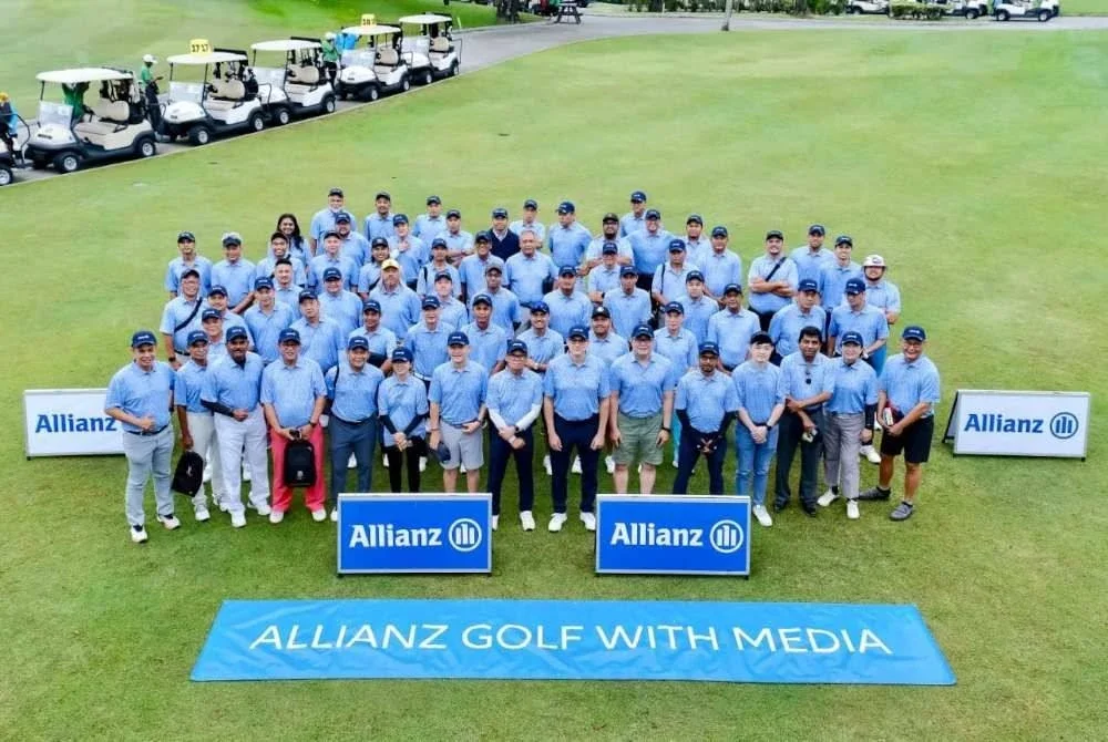 Penganjur bersama pengamal media yang menjayakan edisi ke-11 Allianz Golf with Media 2025 di SGCC.