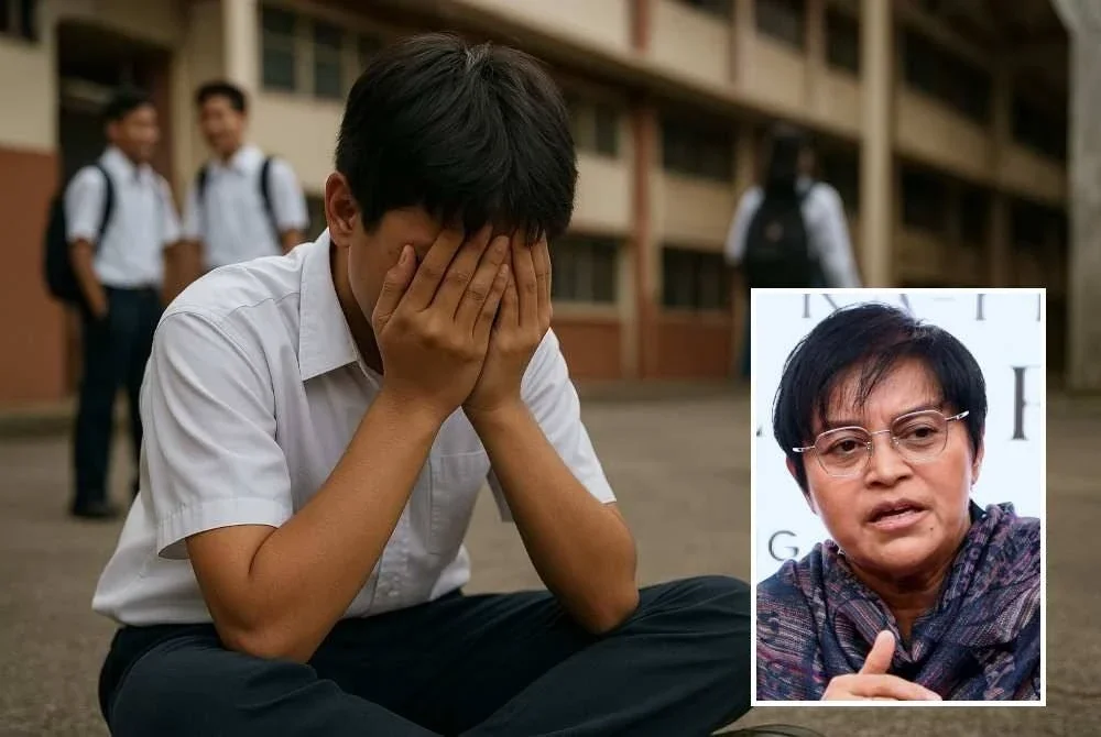 Statistik terkini menunjukkan lonjakan kes buli yang amat membimbangkan. Gambar hiasan (Gambar kecil: Azalina)