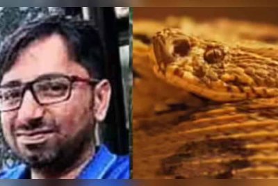 Manju Prakash maut dipatuk ular berbisa yang bersembunyi dalam kasut getah miliknya.