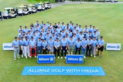 Penganjur bersama pengamal media yang menjayakan edisi ke-11 Allianz Golf with Media 2025 di SGCC.