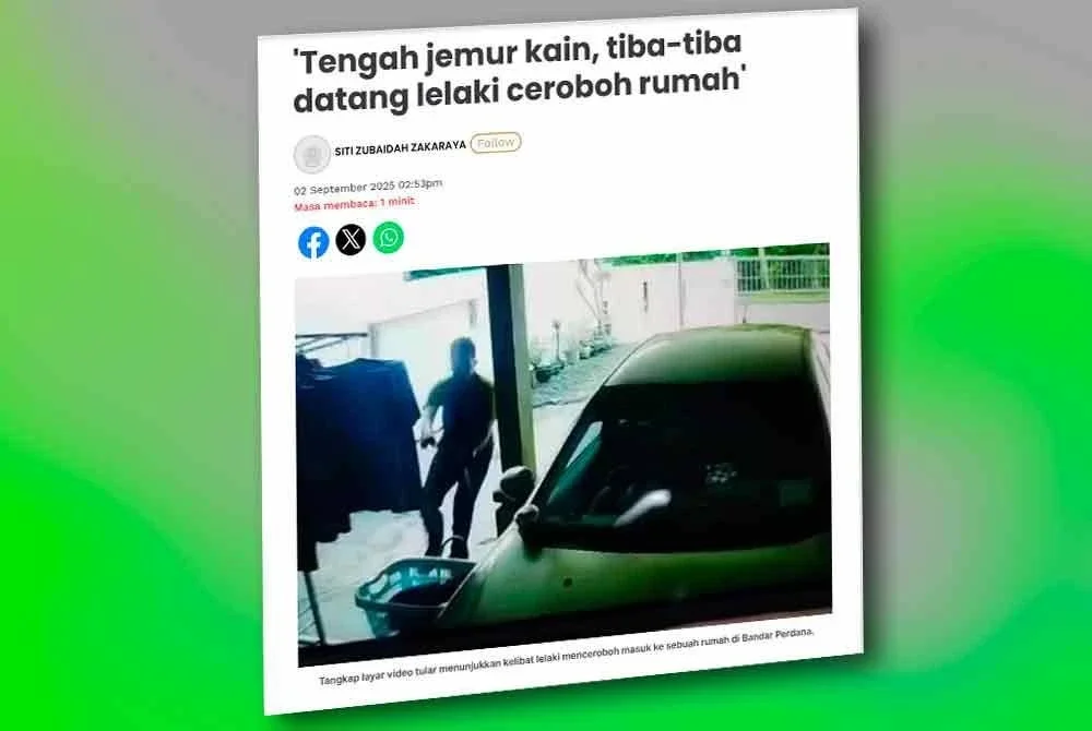 Laporan Sinar Harian pada 2 September 2025.