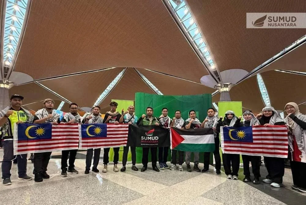 Delegasi pertama Malaysia menyertai Misi Global Sumud Flotilla. Foto: Sumud Nusantara Official