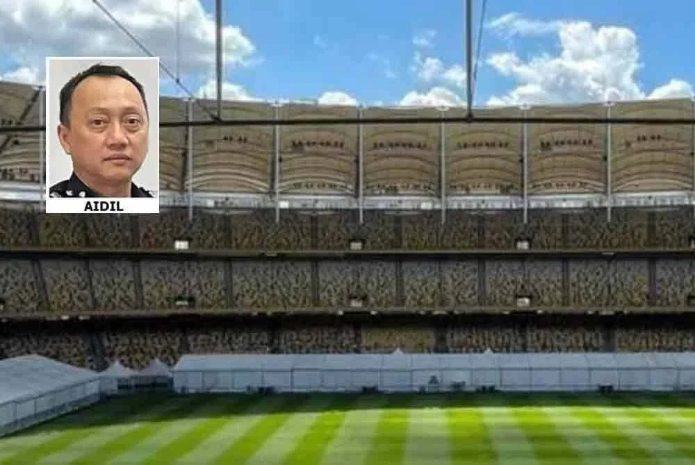 Polis jangka 15,000 penyokong hadir ke Stadium Nasional Bukit Jalil bagi perlawanan Malaysia-Singapura esok.