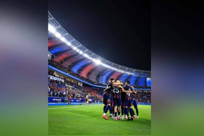 JDT terus mengukuhkan status mereka sebagai antara kelab terbaik di Asia. Foto Johor Southern Tigers