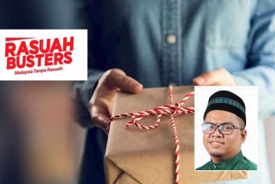 Hadiah yang diberikan kerana kedudukan atau tugas rasmi boleh bertukar menjadi rasuah dan hukumnya adalah haram di sisi Islam. - Gambar hiasan, gambar kecil: Zairudin