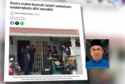 Laporan Sinar Harian pada 27 Ogos 2025. Foto kecil: Mohammad Dziauddin