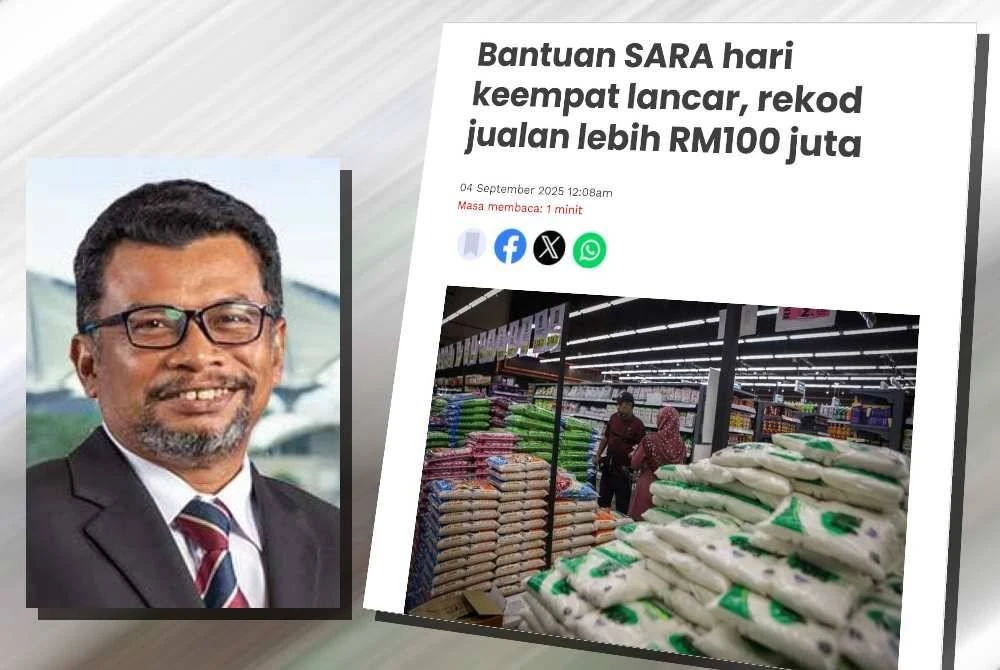 Laporan Sinar Harian pada Khamis. (Gambar kecil: Zamzuri)