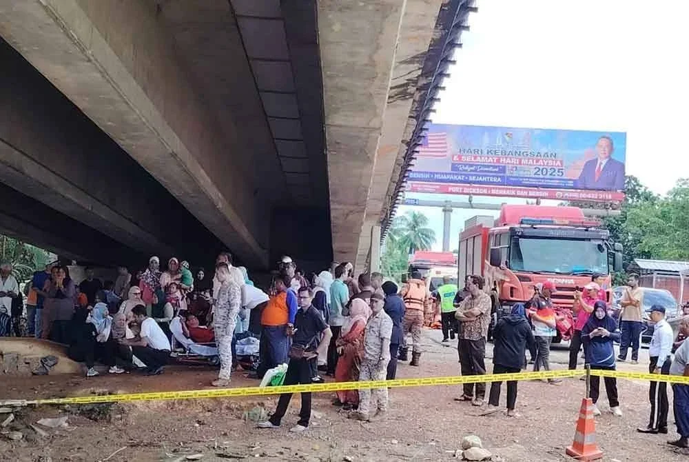 Gambar di lokasi kejadian.