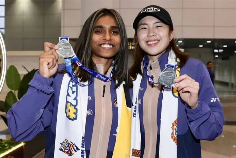 Thinaah-Pearly naib juara beregu wanita Kejohanan Dunia. Foto: Badminton Association of Malaysia - BAM