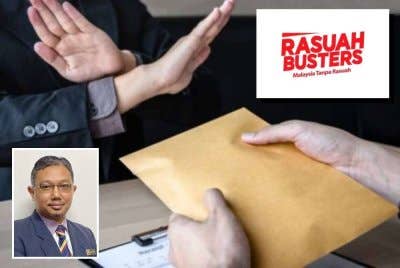 Pendidikan mengenai bahaya rasuah perlu diberi penekanan sejak di bangku sekolah. (Gambar kecil: Mohd Syahir)
