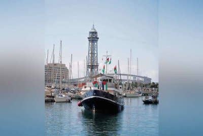 Kapal flotila menuju ke Gaza membawa membawa mesej solidariti serta bantuan asas kepada rakyat Palestin. Foto Sumud Nusantara Official