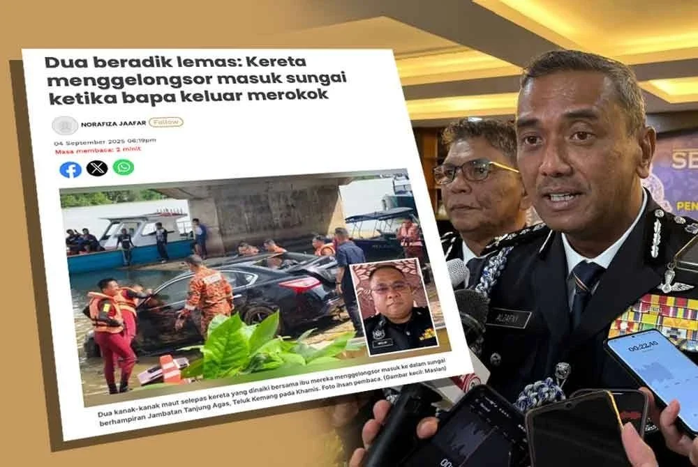 Laporan Sinar harian pada Khamis.