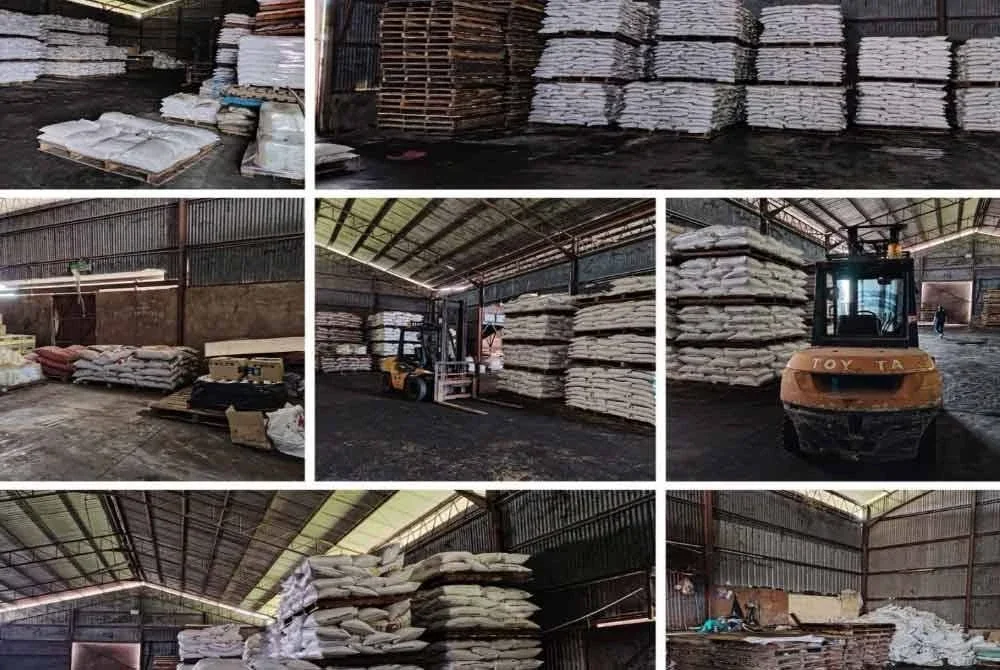 Pasukan serbuan merampas kira-kira 100 kilogram baja pelbagai jenis yang dianggarkan bernilai lebih RM300,000.