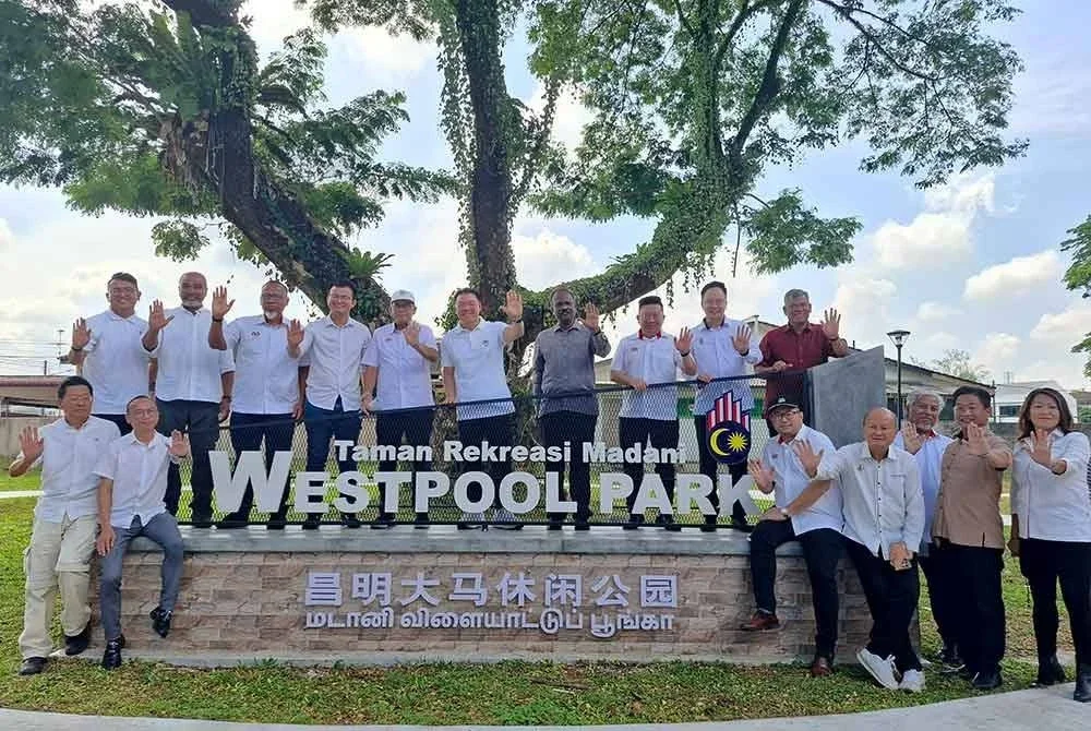 Taman Rekreasi Madani Taman Westpool di Kepayang yang siap sepenuhnya pada Julai lalu.