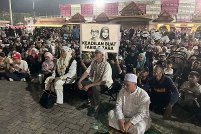Himpunan aman yang berlangsung di Kota Bharu bulan lepas. - FOTO: SINAR HARIAN/ADILA SHARINNI WAHID