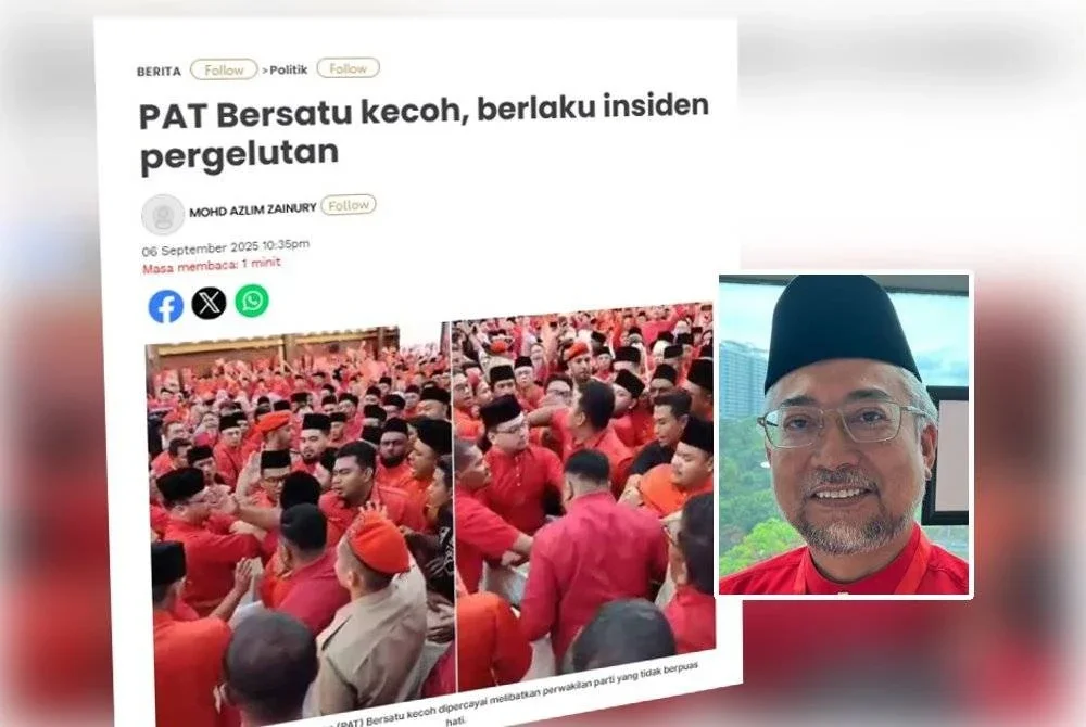 Laporan Sinar Harian pada Sabtu. Foto kecil: Jasri