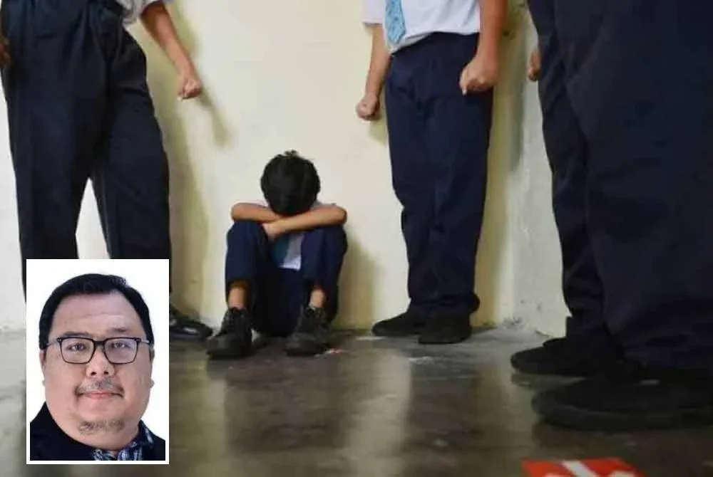 Cadangan tribunal anti-buli perlu diteliti agar tidak bercanggah dengan kuasa mahkamah, hak asasi kanak-kanak, dan peruntukan Perlembagaan. Foto hiasan (Gambar kecil: Dr Khairil Azmin)