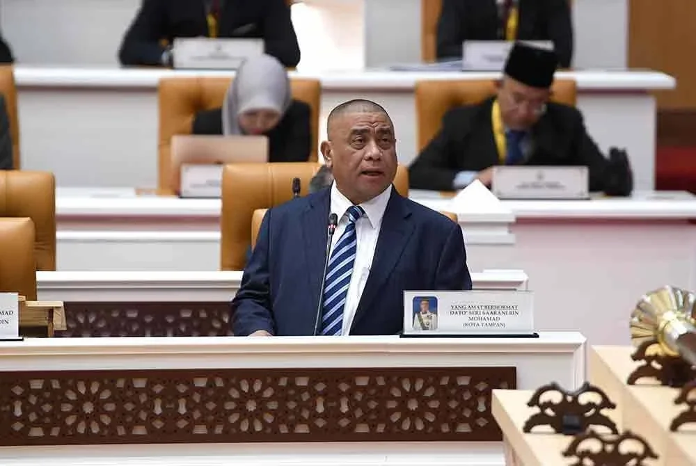 Saarani membentangkan usul RUU Enakmen Kawalan Sekolah-Sekolah Agama Islam (Perak) 2025 pada Selasa.