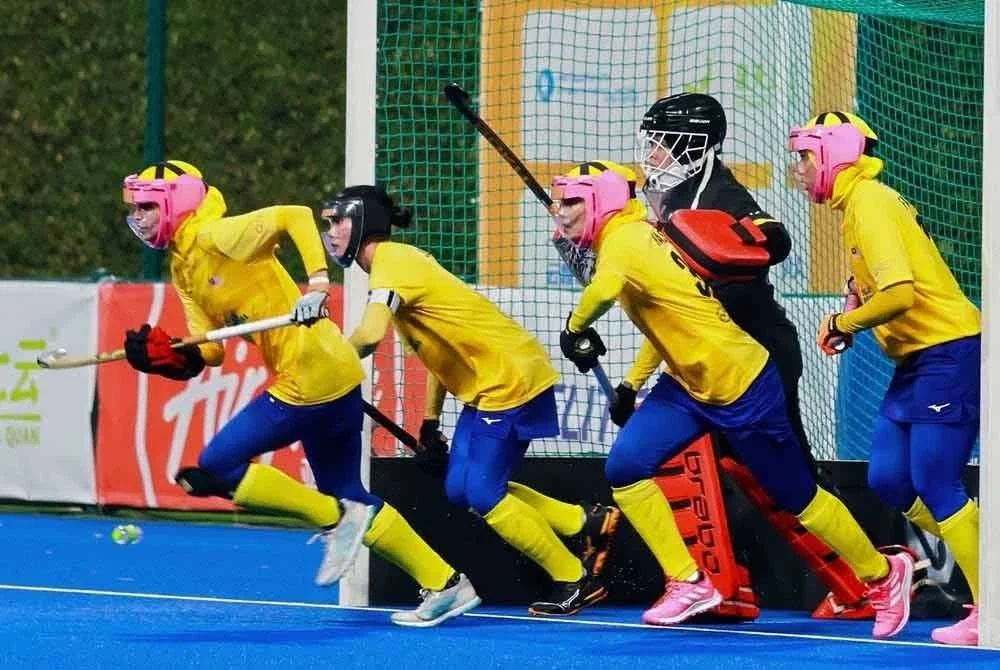 Malaysian Tigress buru penamat lima terbaik selepas misi Super Four Piala Asia disekat Korea Selatan. Foto Konfederasi Hoki Malaysia