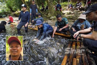 Akekchep Royal Belum jana pendapatan Orang Asli Jahai. FOTO SINAR HARIAN/ROSLI TALIB (Gambar kecil: Mustafa)