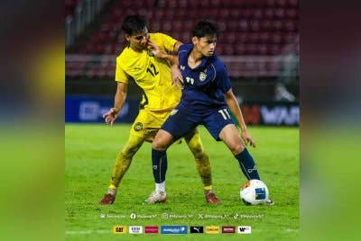 Skuad B-23 negara terpaksa melupakan aksi Piala Asia 2026. FOTO: MALAYSIA NT