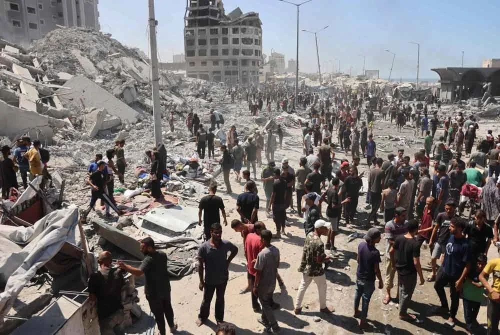 Penduduk Gaza kini berdepan krisis kebuluran yang amat dahsyat. - Foto: AFP