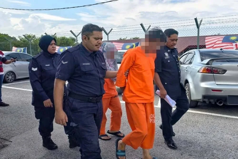 Kedua-dua suspek di bawah ke Mahkamah Majistret Port Dickson untuk permohonan sambung reman.